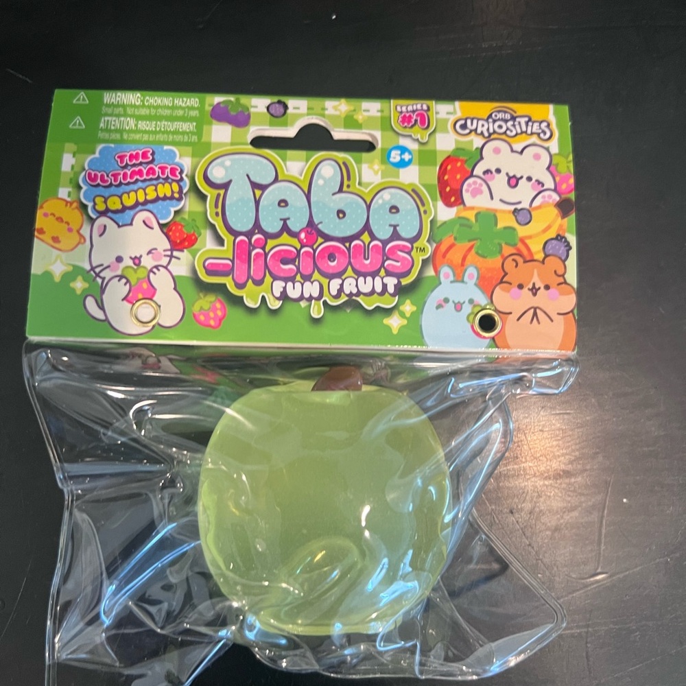 Taba-Licious Fun Fruit Squishy Toy - Green Apple